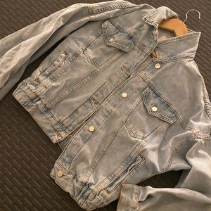 Bomber Jean Jacket